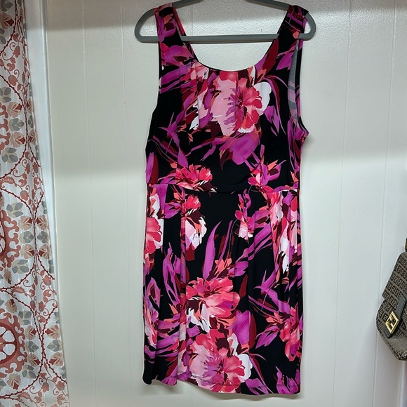 Bisou Bisou Dresses & Skirts - Bisou Bisou Womens A Line Dress  Stretch Colorful Knee length Career